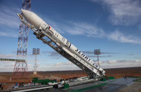 Подготовка запуска российского спутника «Электро Л» №2 с помощью украинской ракеты-носителя «Зенит»